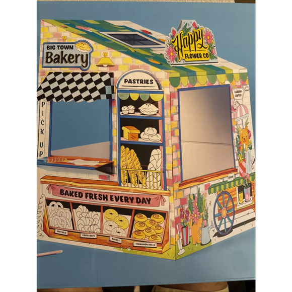 Mondo Llama™ Create-Your-Own Market Stand DIY Art Kit Life Size Lemonade Stand - Picture 1 of 10